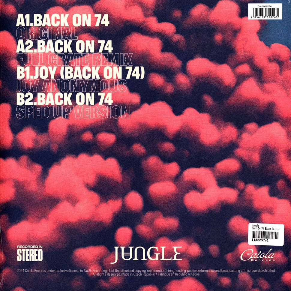 Jungle - Back On 74 Black Friday Record Store Day 2024 Edition