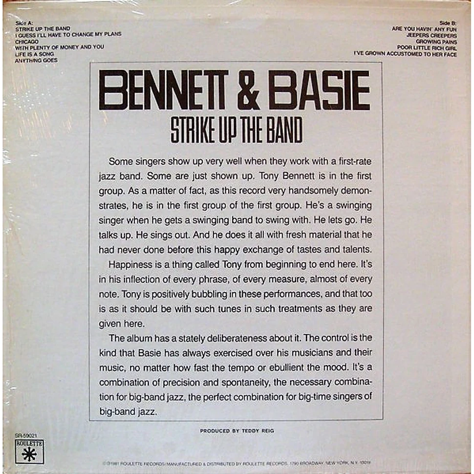 Tony Bennett & Count Basie - Strike Up The Band