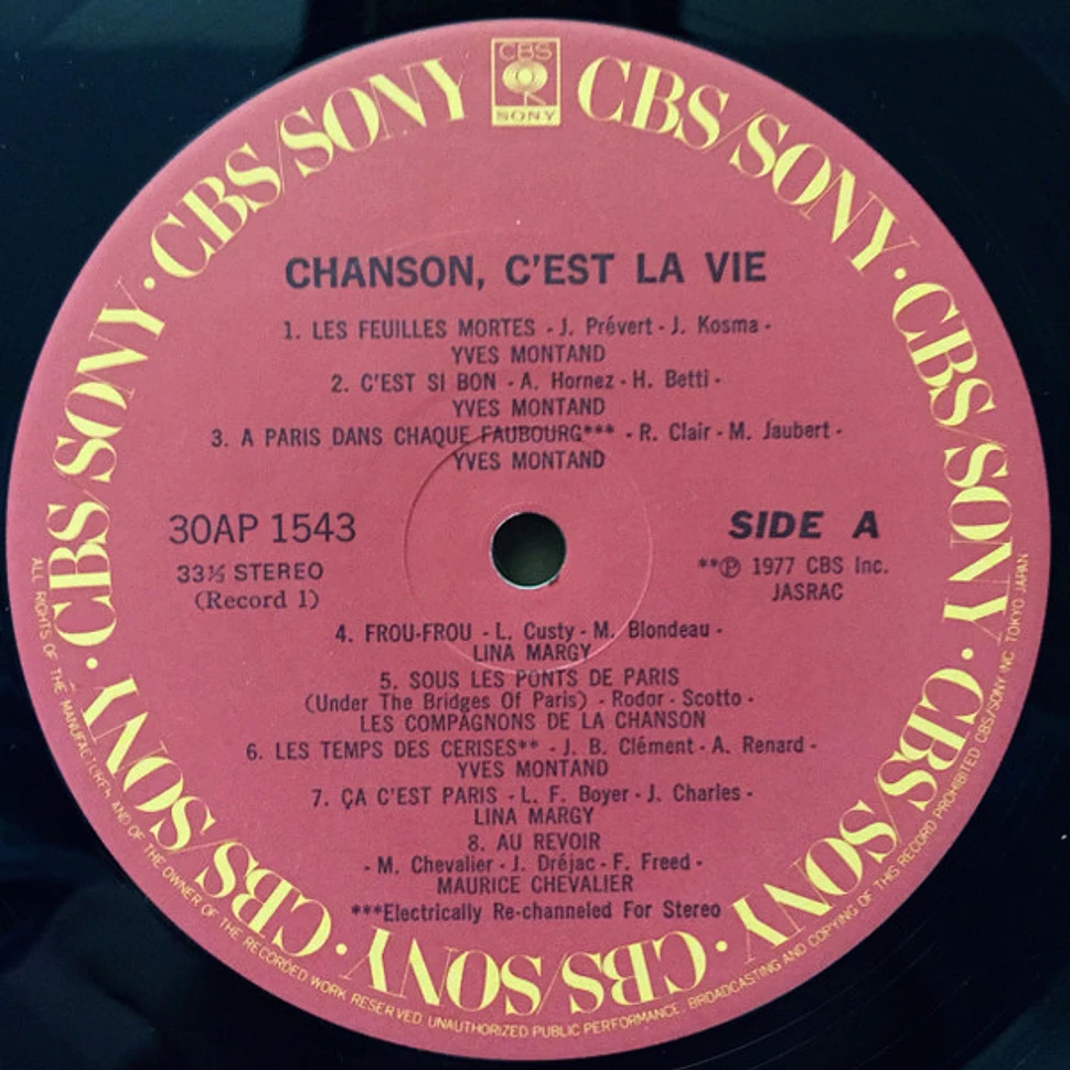 V.A. - Chanson, C'est La Vie