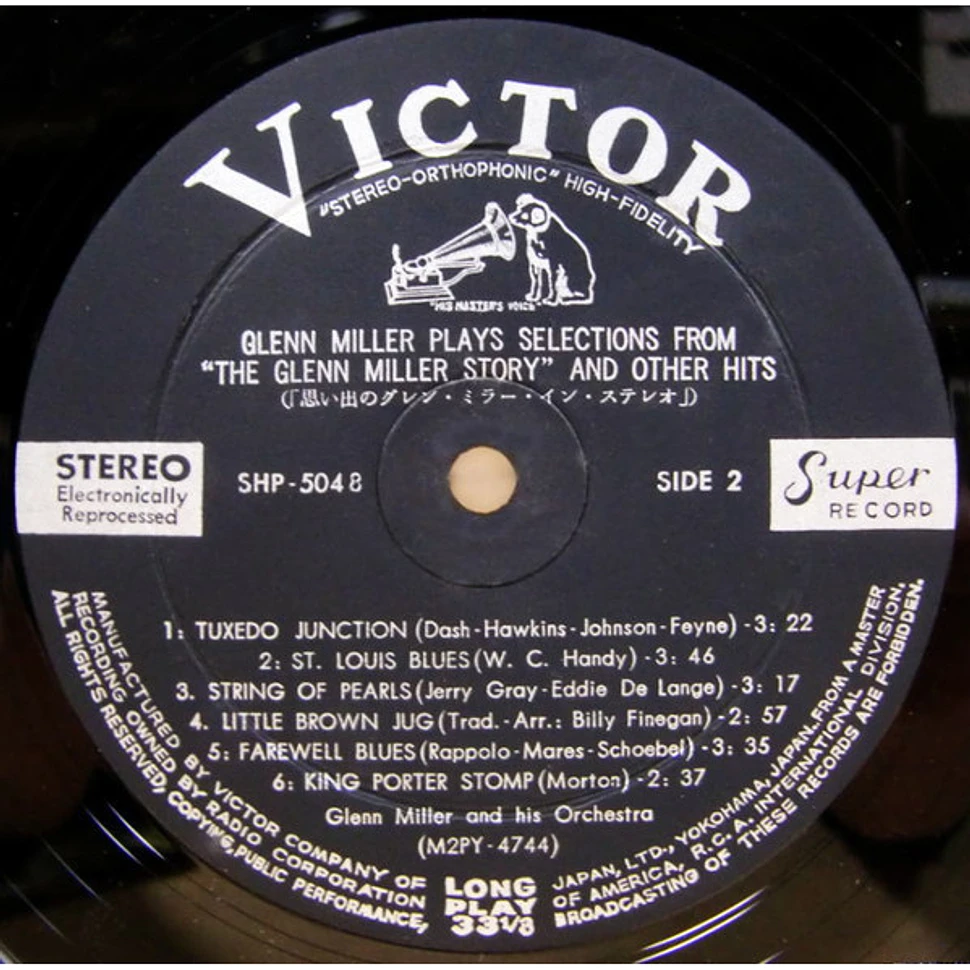 Glenn Miller And His Orchestra - Glenn Miller Plays Selections From "The Glenn Miller Story" And Other Hits / 思い出のグレン・ミラー・イン・ステレオ