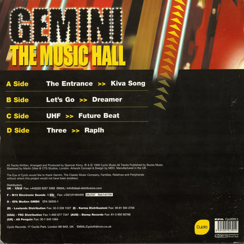 Gemini - The Music Hall