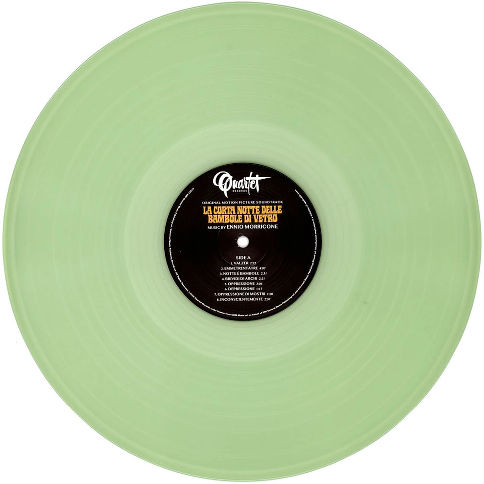 Ennio Morricone - OST La Corte Notte Delle Bambole Di Vetro Mint Green Vinyl Edtion