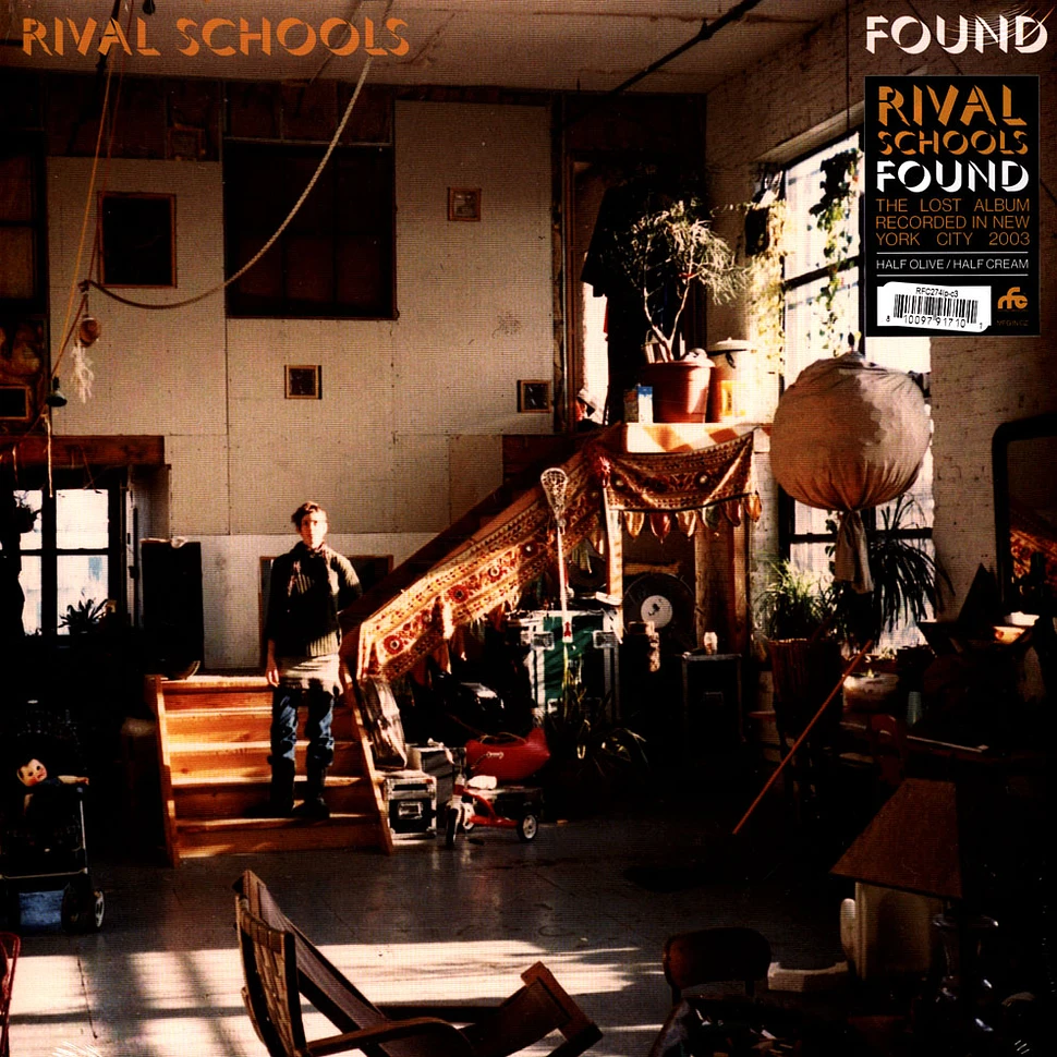 Rival Schools - Found Half Green Half Cream Vinyl Edition