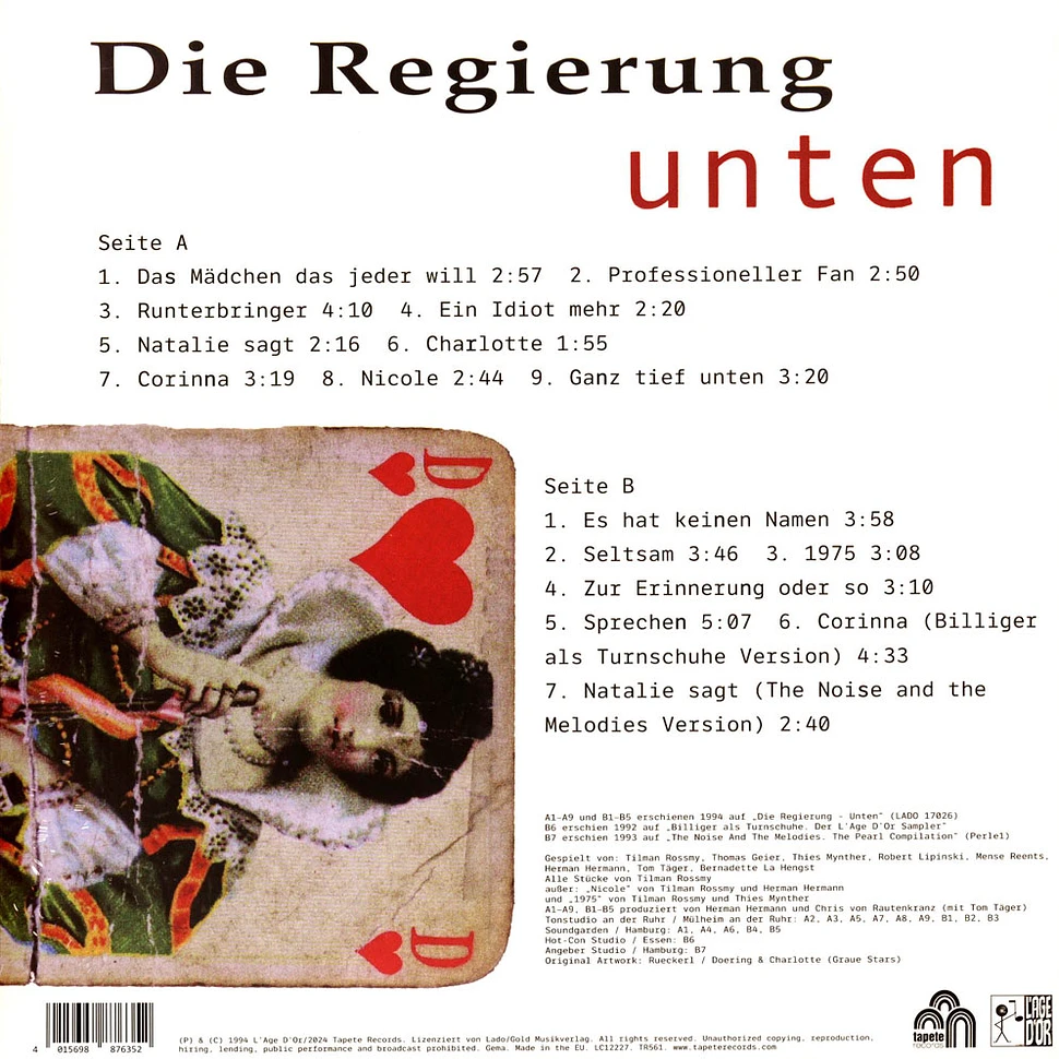 Die Regierung - Unten