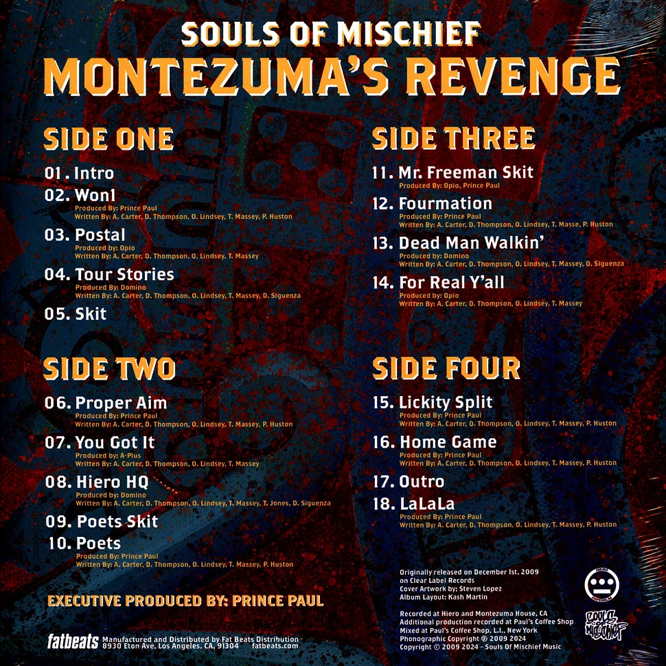 Souls Of Mischief - Montezuma's Revenge HHV Exclusive Purple Vinyl Edition