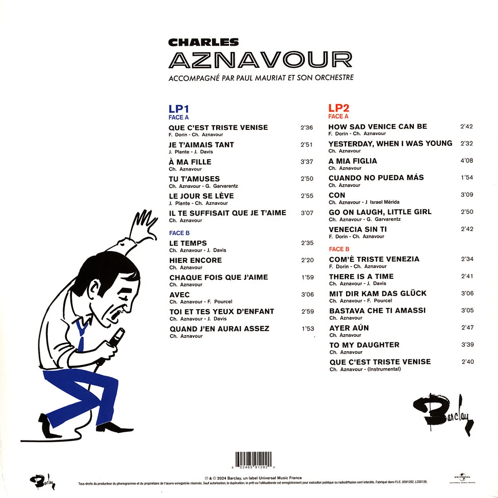 Charles Aznavour - Que C'est Triste Venise 60th Anniversary Edition