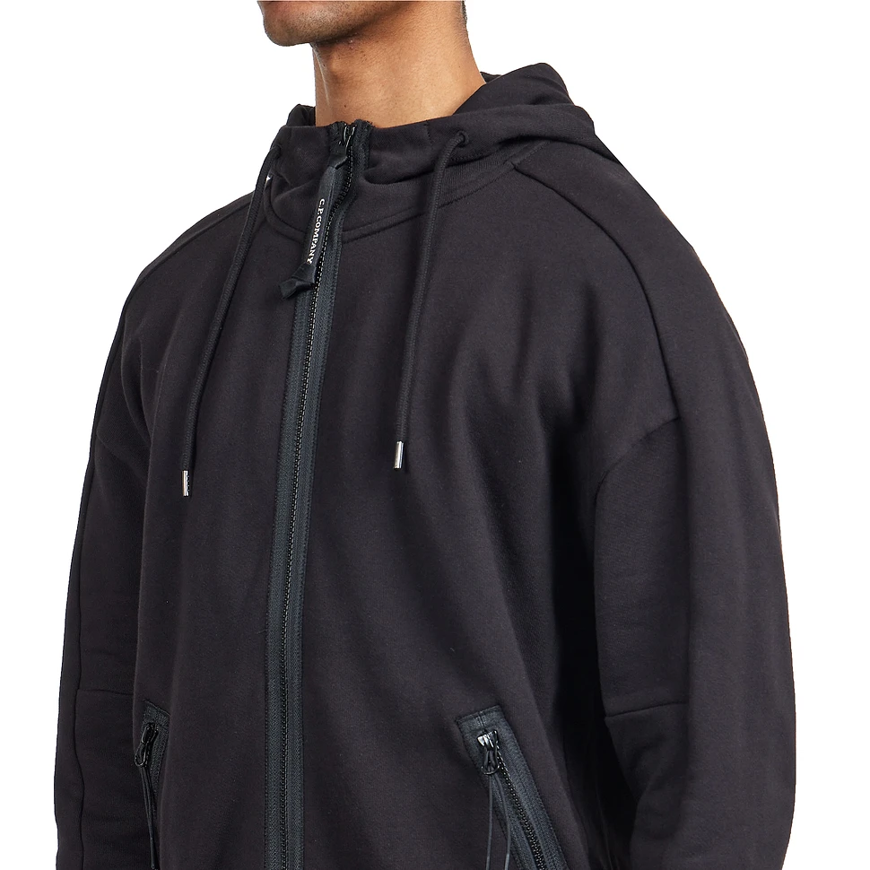 C.P. Company - Diagonal Raised Fleece Goggle Hoodie