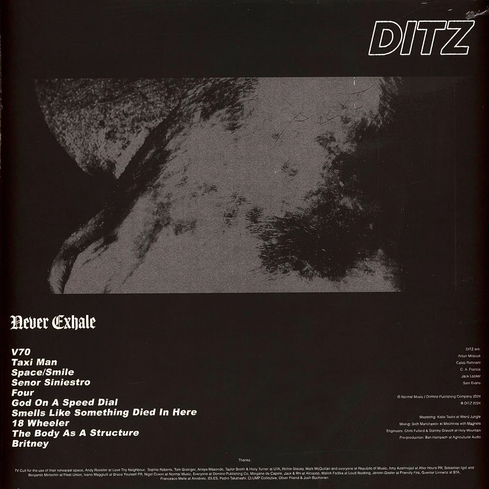 DITZ - Never Exhale Black Vinyl