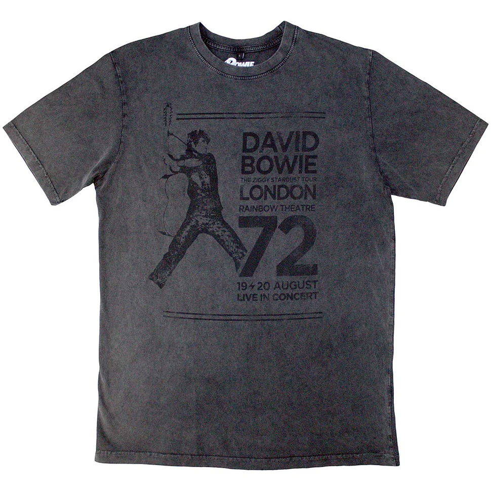 David Bowie - Rainbow Theatre Wash Collection T-Shirt