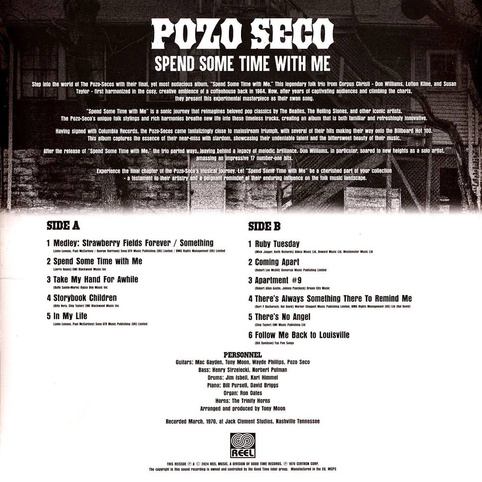 Pozo Seco - Spend Some Time With Me Clear Blue Vinyl Edition