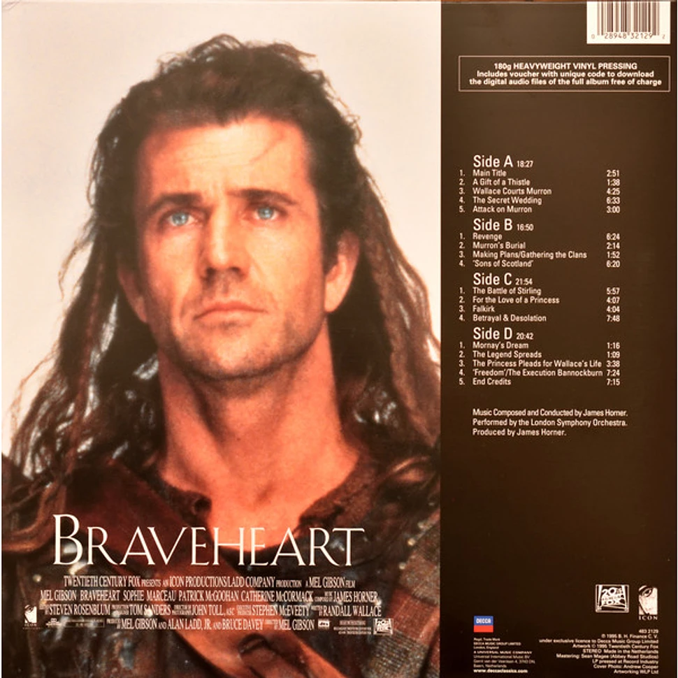 James Horner Performed By London Symphony Orchestra - OST Braveheart