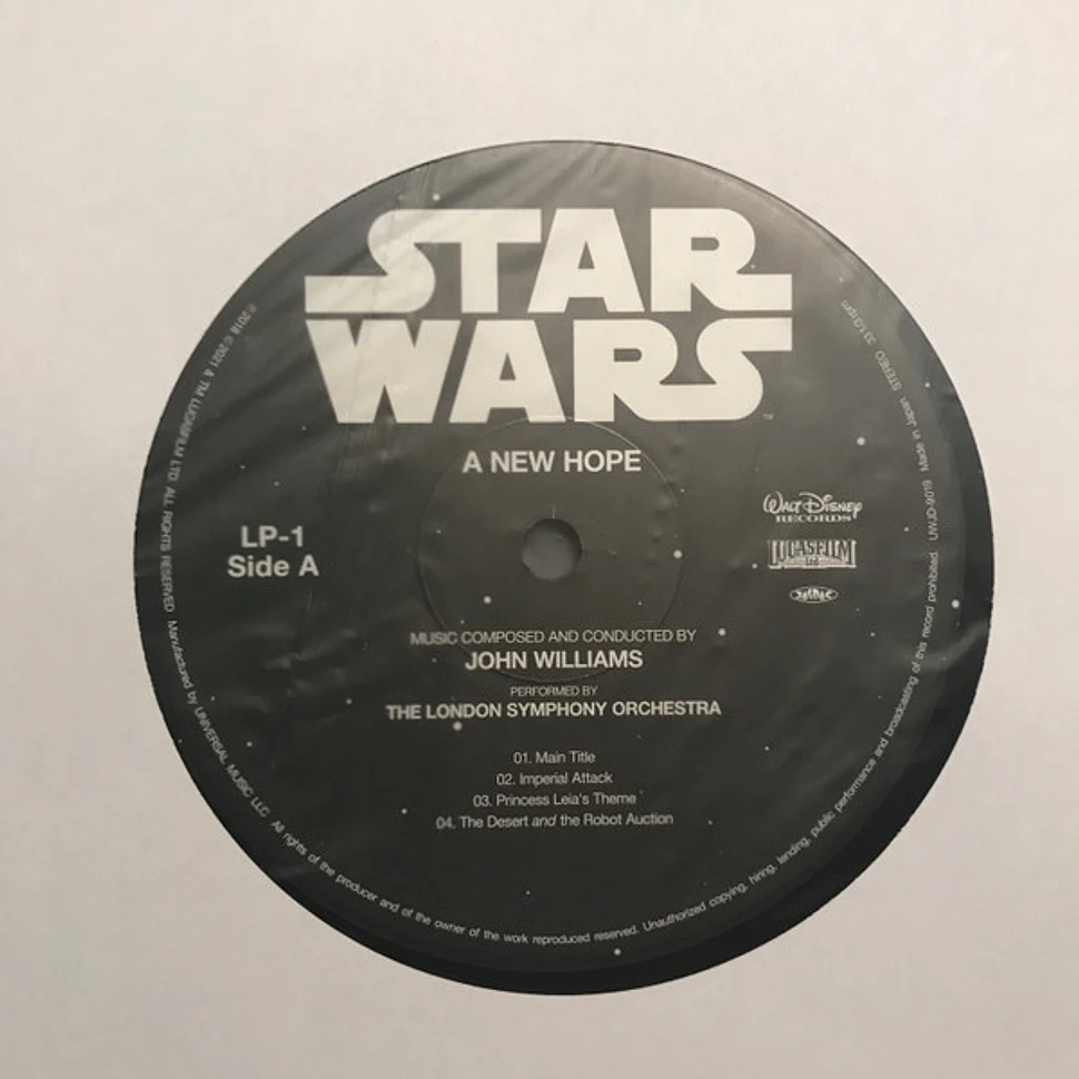 John Williams , London Symphony Orchestra - OST Star Wars / A New Hope = スター・ウォーズ / 新たなる希望