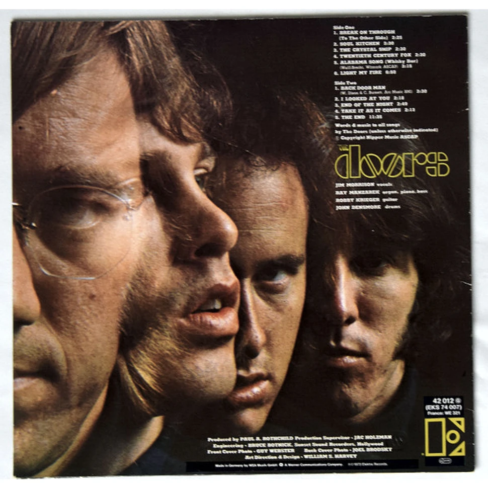 Doors Rabel The Doors - The Doors - Vinyl LP - 1983 - DE - Reissue | HHV