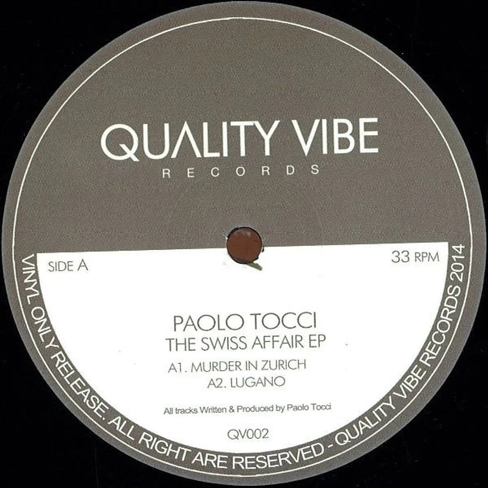 Paolo Tocci - The Swiss Affair EP