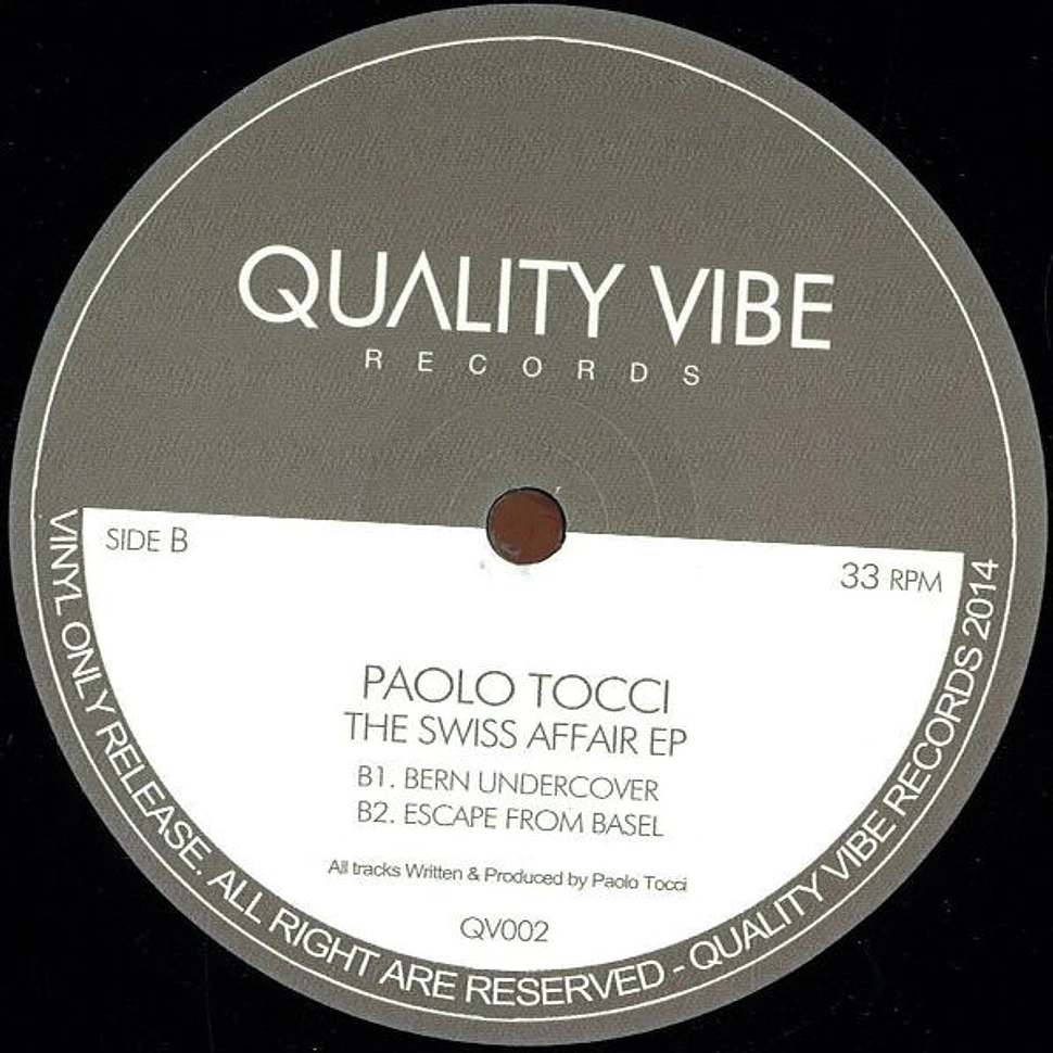 Paolo Tocci - The Swiss Affair EP