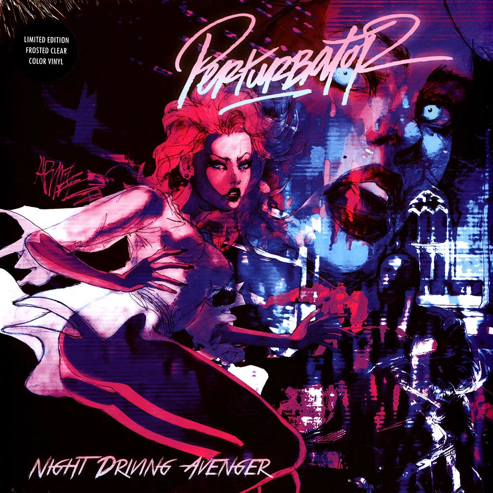 Perturbator - Night Driving Avenger Frosted Clear Vinyl Edition