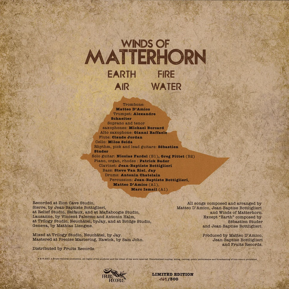 Winds Of Matterhorn - Earth, Air / Fire, Water