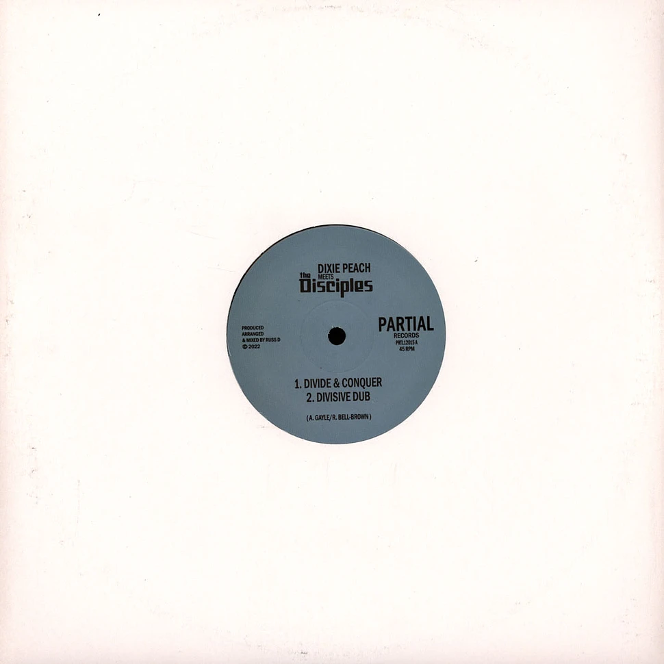 Dixie Peach Meets The Disciples - Divide & Conquer, Dub / Dub Conqueror, Togetherness Dub