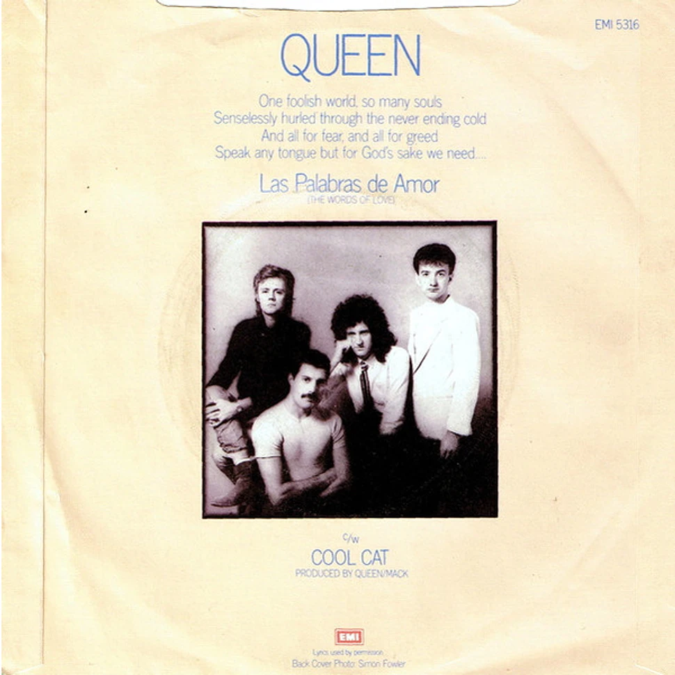 Queen - Las Palabras De Amor (The Words Of Love)