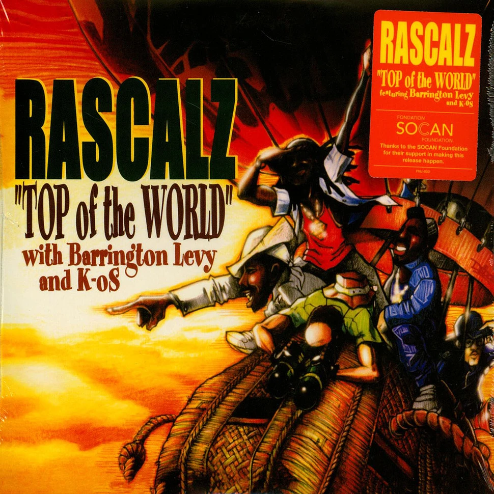 Rascalz - Top Of The World / Gunnfinga Translucent Yellow Vinyl Edition