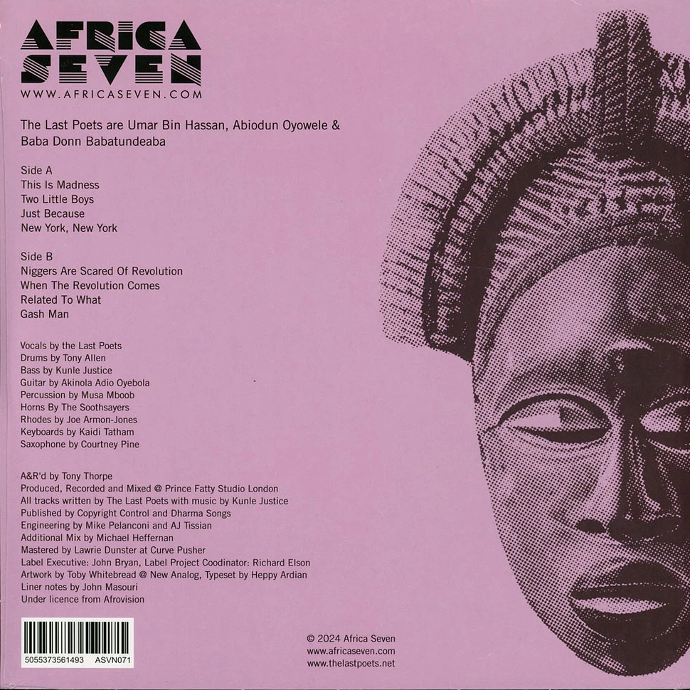 The Last Poets & Tony Allen - Africanism Ft. Egypt 80