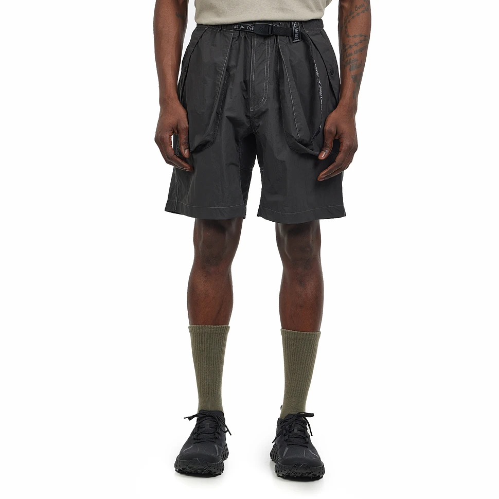 パンツ 23SS DBS NYLON SHORTS (CHARCOAL) Mens Sexy Shorts Metallic Shiny Sparkly Hot Drawstring Short