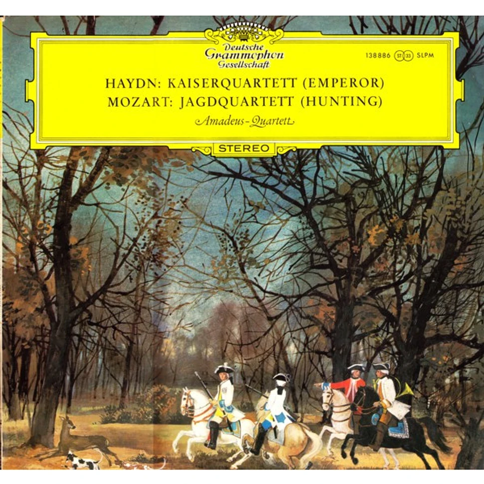 Joseph Haydn / Wolfgang Amadeus Mozart - Amadeus-Quartett - Kaiserquartett (Emperor) / Jagdquartett (Hunting)