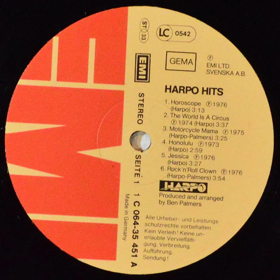 Harpo - Harpo Hits!