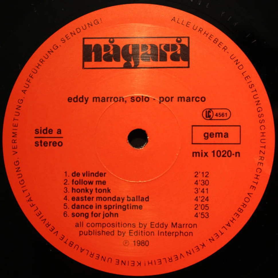 Eddy Marron - Solo - Por Marco