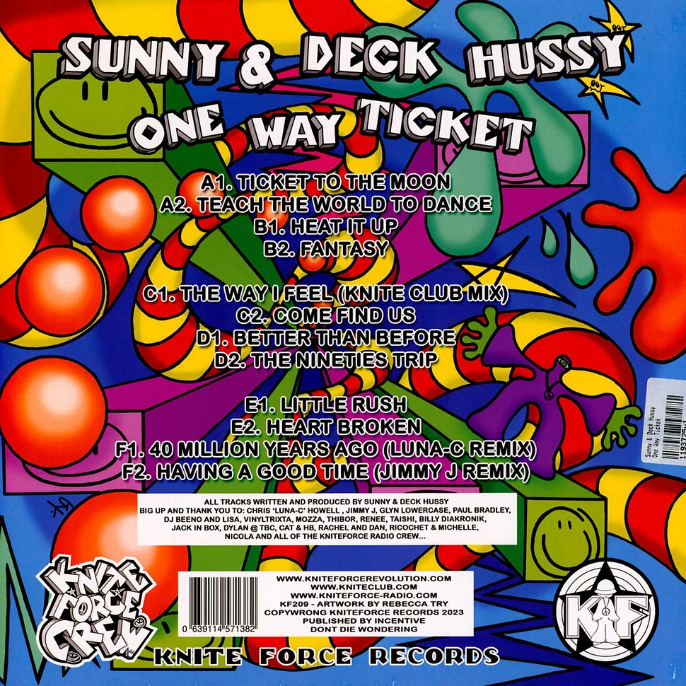 Sunny & Deck Hussy - One Way Ticket