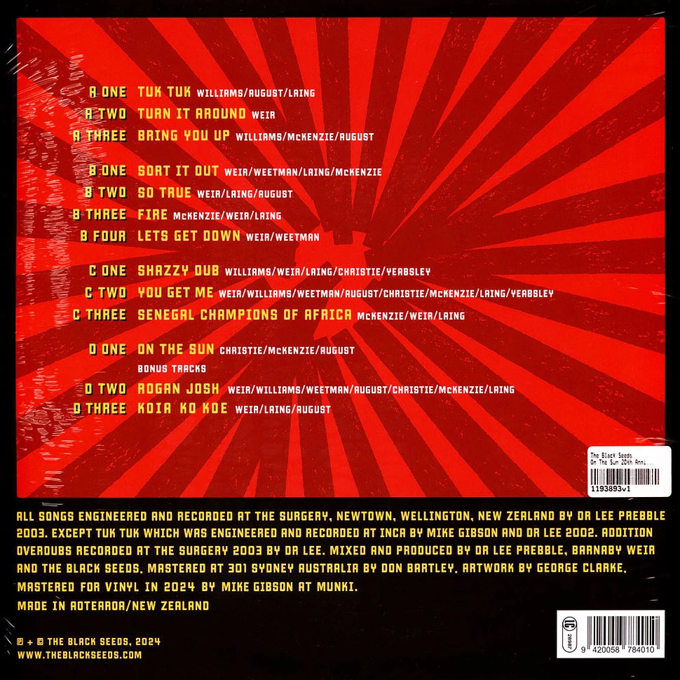 The Black Seeds - On The Sun 20th Anniversary Edition