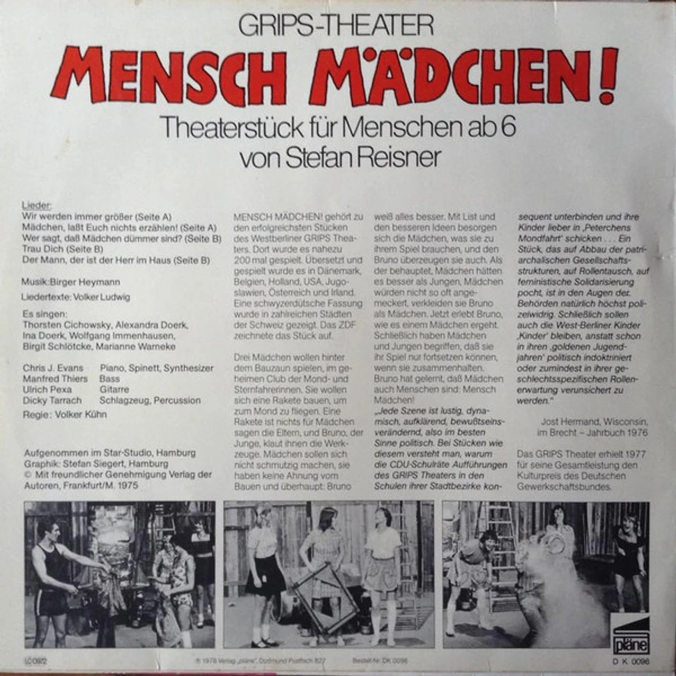 Ensemble Of Grips Theater Berlin - Mensch Mädchen!