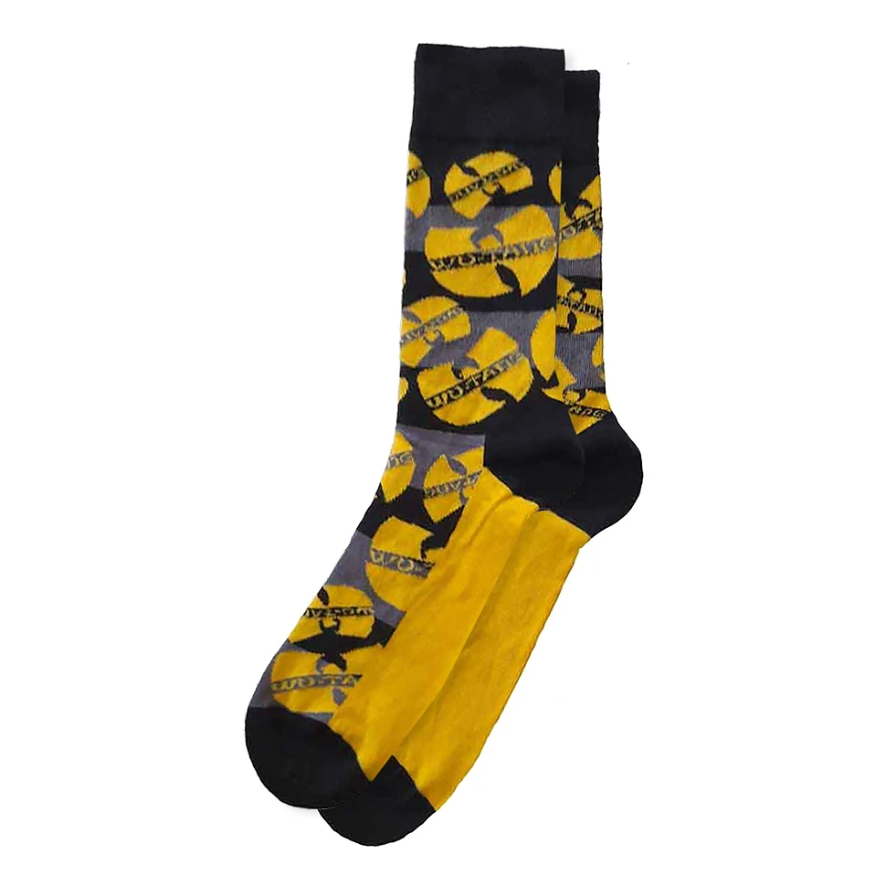 Wu-Tang Clan - Logos Yellow Ankle Socks