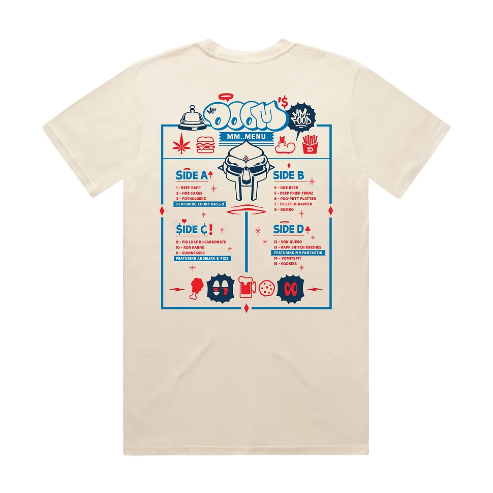 MF DOOM - MM..Food 20th Anniversary DOOM's Diner T-Shirt