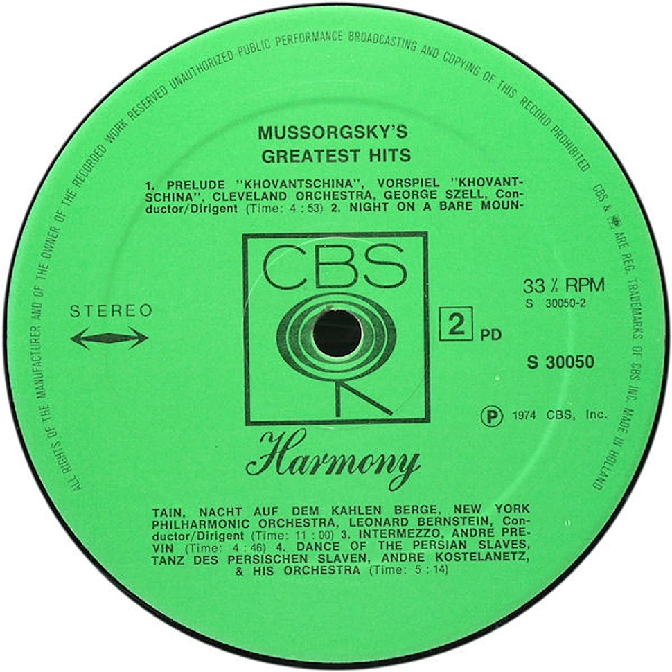 Modest Mussorgsky - Greatest Hits