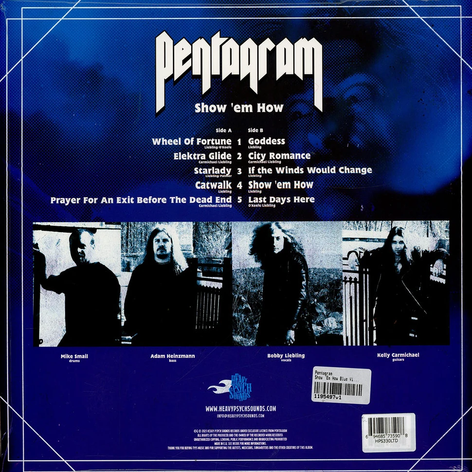 Pentagram - Show 'Em How Blue Vinyl Edition