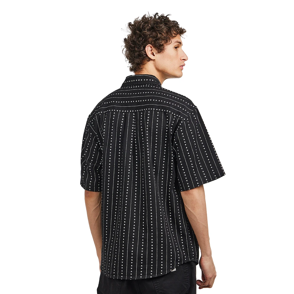 Carhartt WIP - S/S Drewe Shirt (Heart C Pinstripe / Black