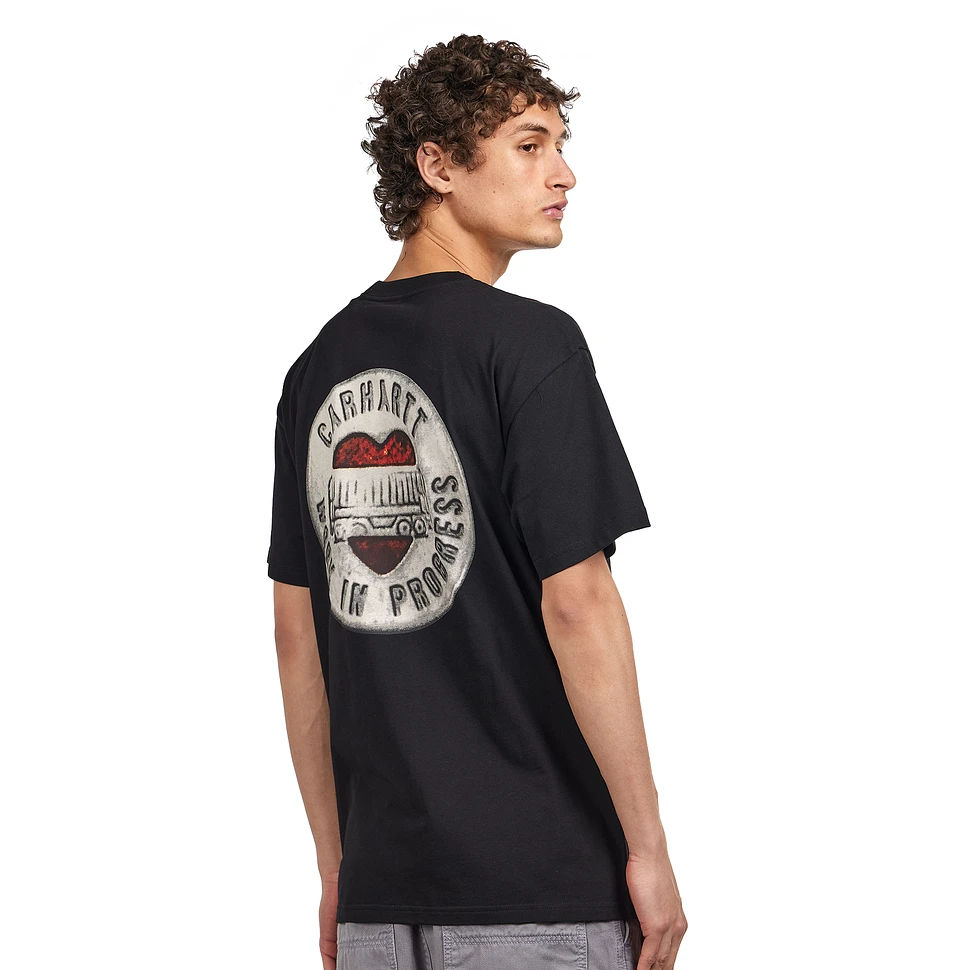 Carhartt WIP - S/S Button T-Shirt (Black) | HHV