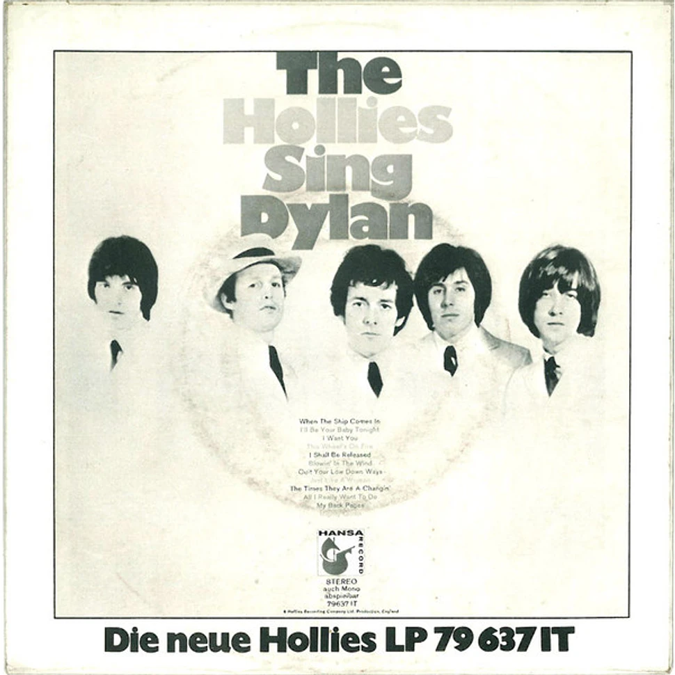 The Hollies - I'll Be Your Baby Tonight