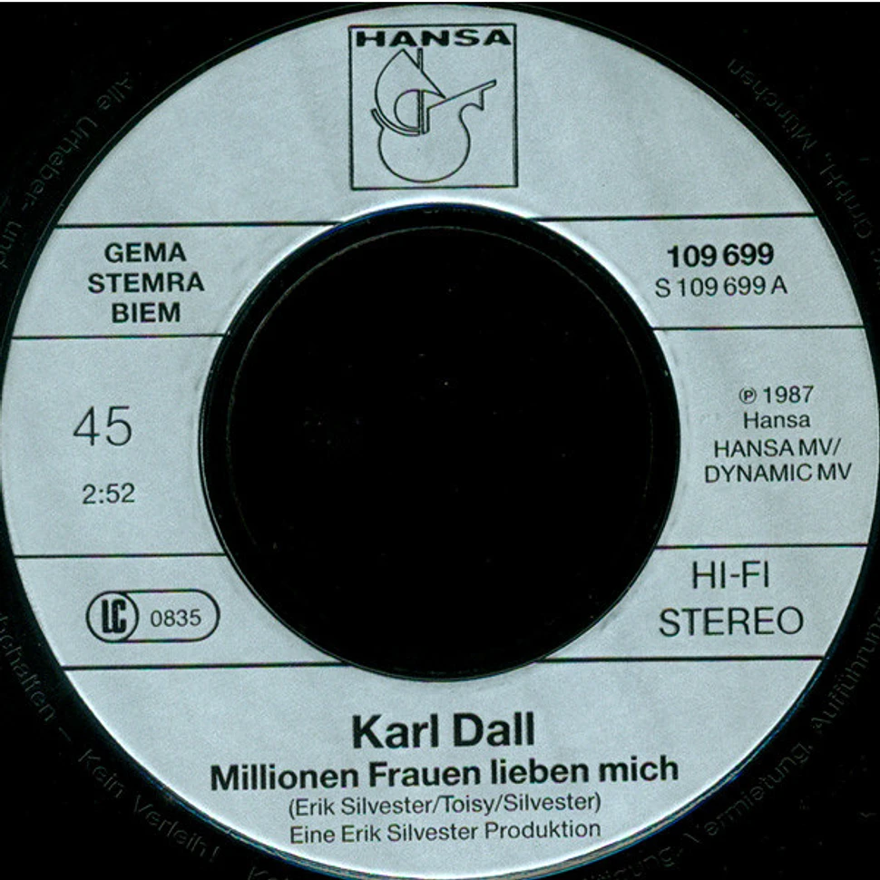 Karl Dall - Millionen Frauen Lieben Mich, Doch Meine Frau Erkennt Das Nicht!