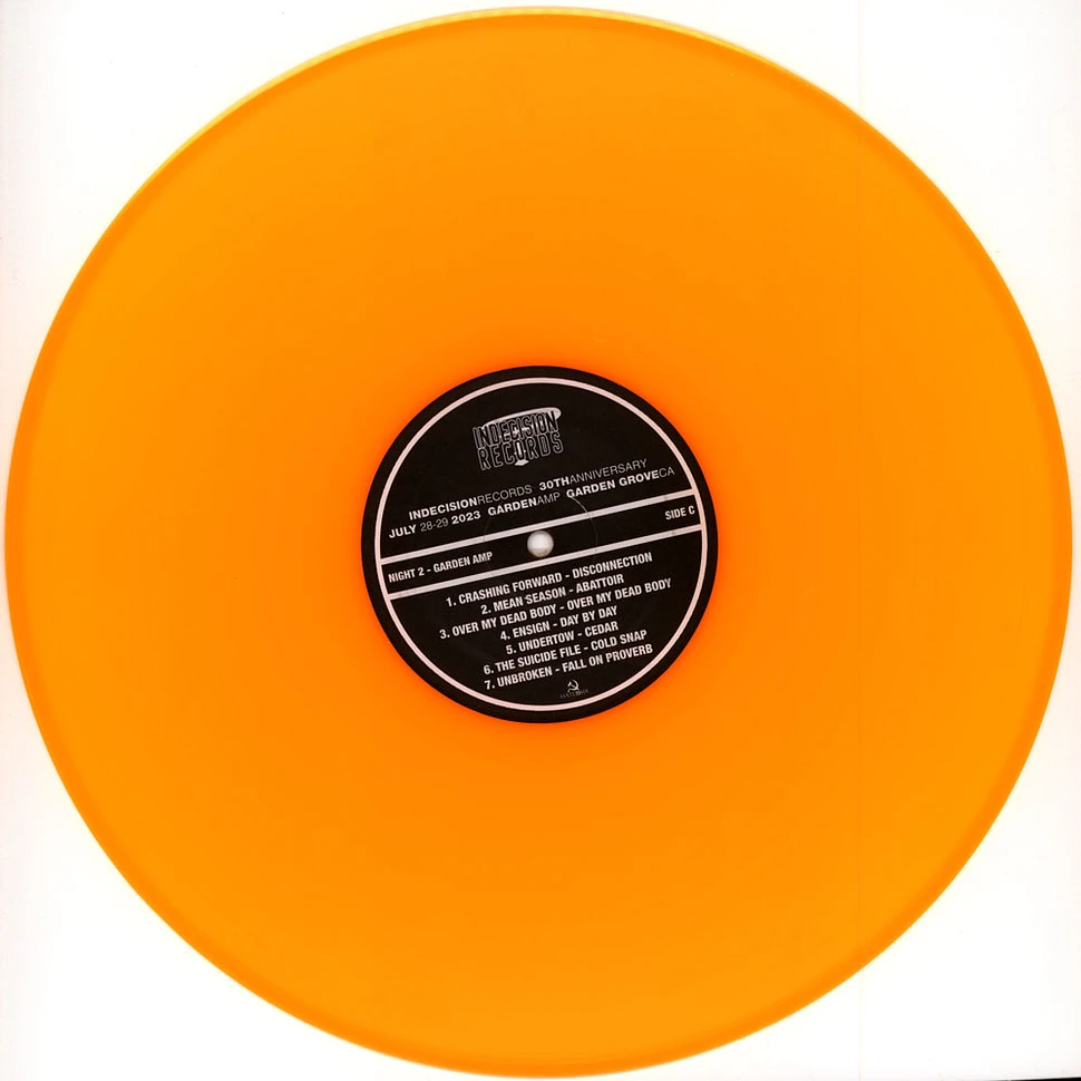 V.A. - Indecision Records 30th Anniversary Orange Vinyl Edition