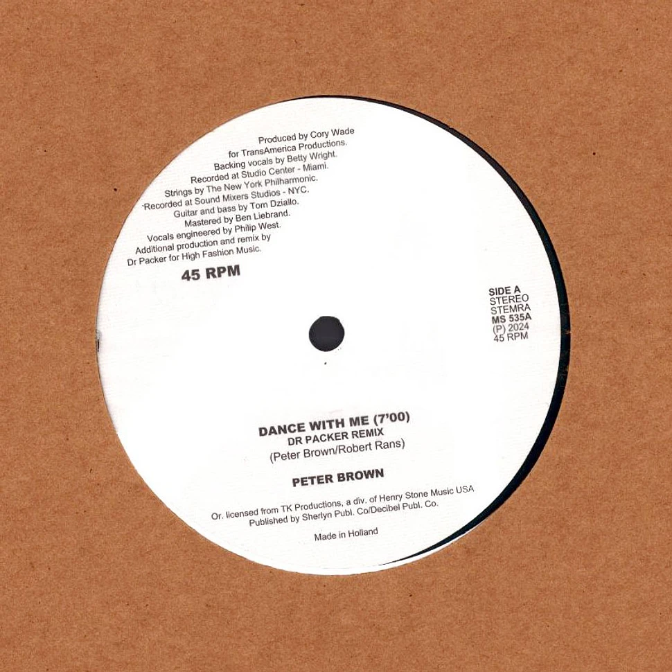 Peter Brown - Dance With Me (Dr Packer Remixes) 2024 Repress