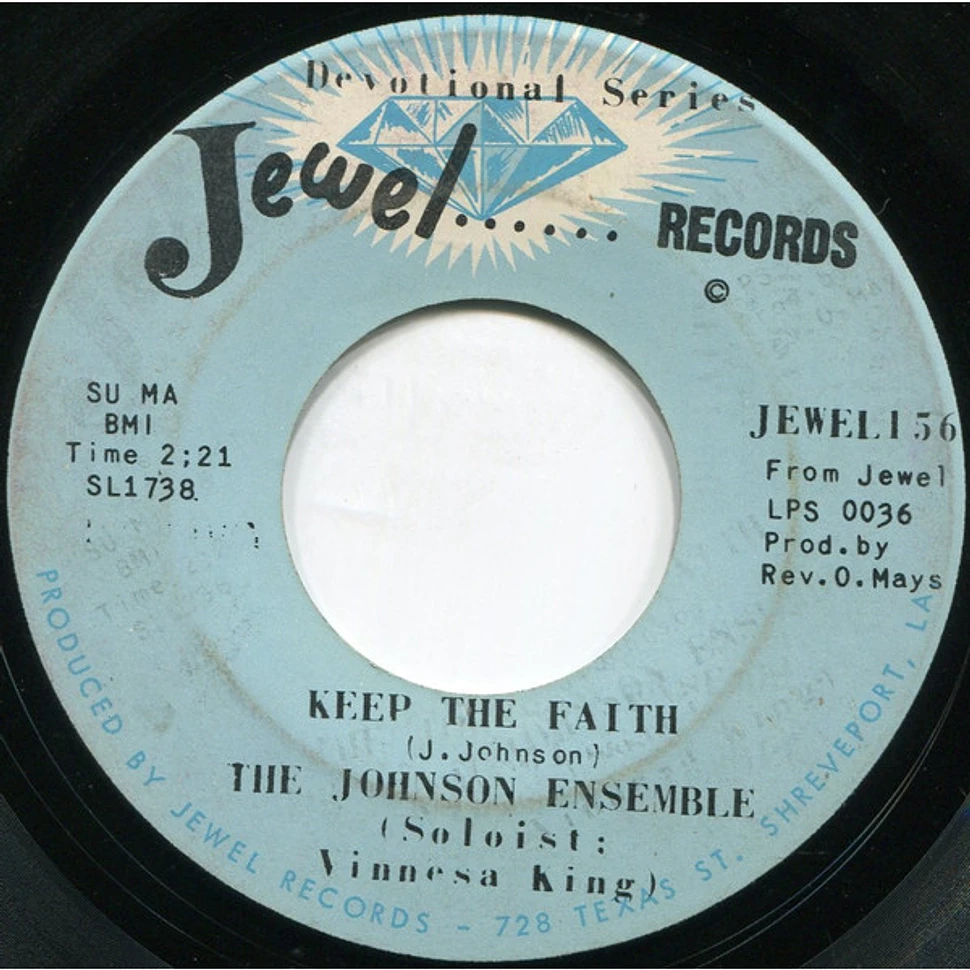 The Johnson Ensemble - Oh Yes He Will / Keep The Faith