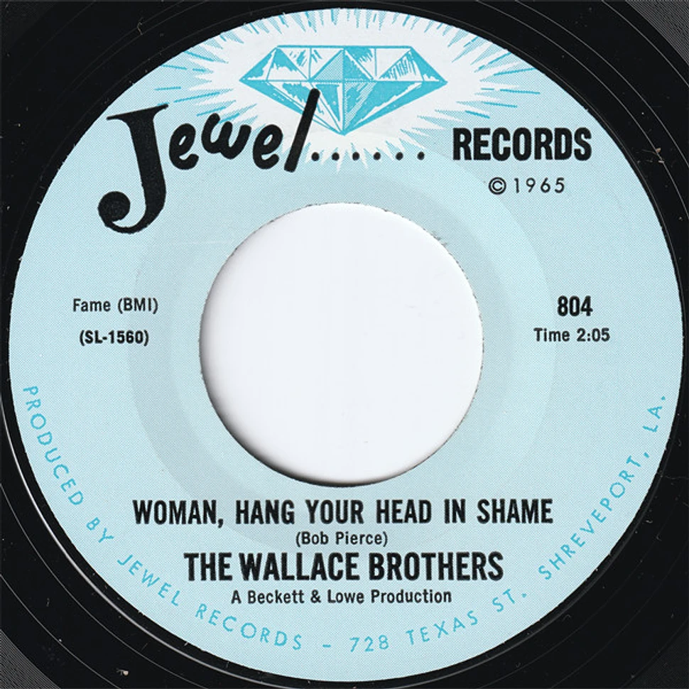 The Wallace Brothers - My Mother-In-Law / Woman, Hang Your Head In Shame