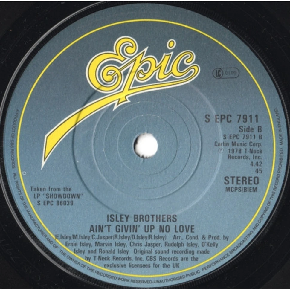 The Isley Brothers - It's A Disco Night (Rock Don't Stop)