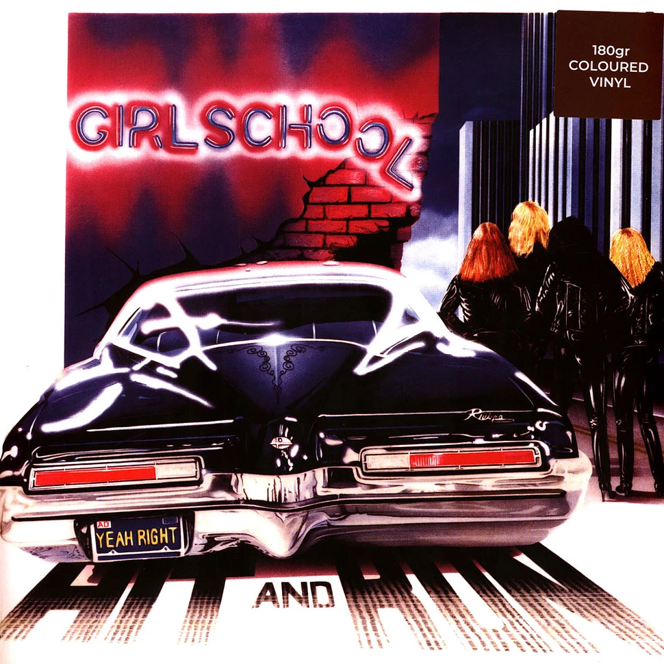 Girlschool - Hit And Run Magenta Vinyl Edition