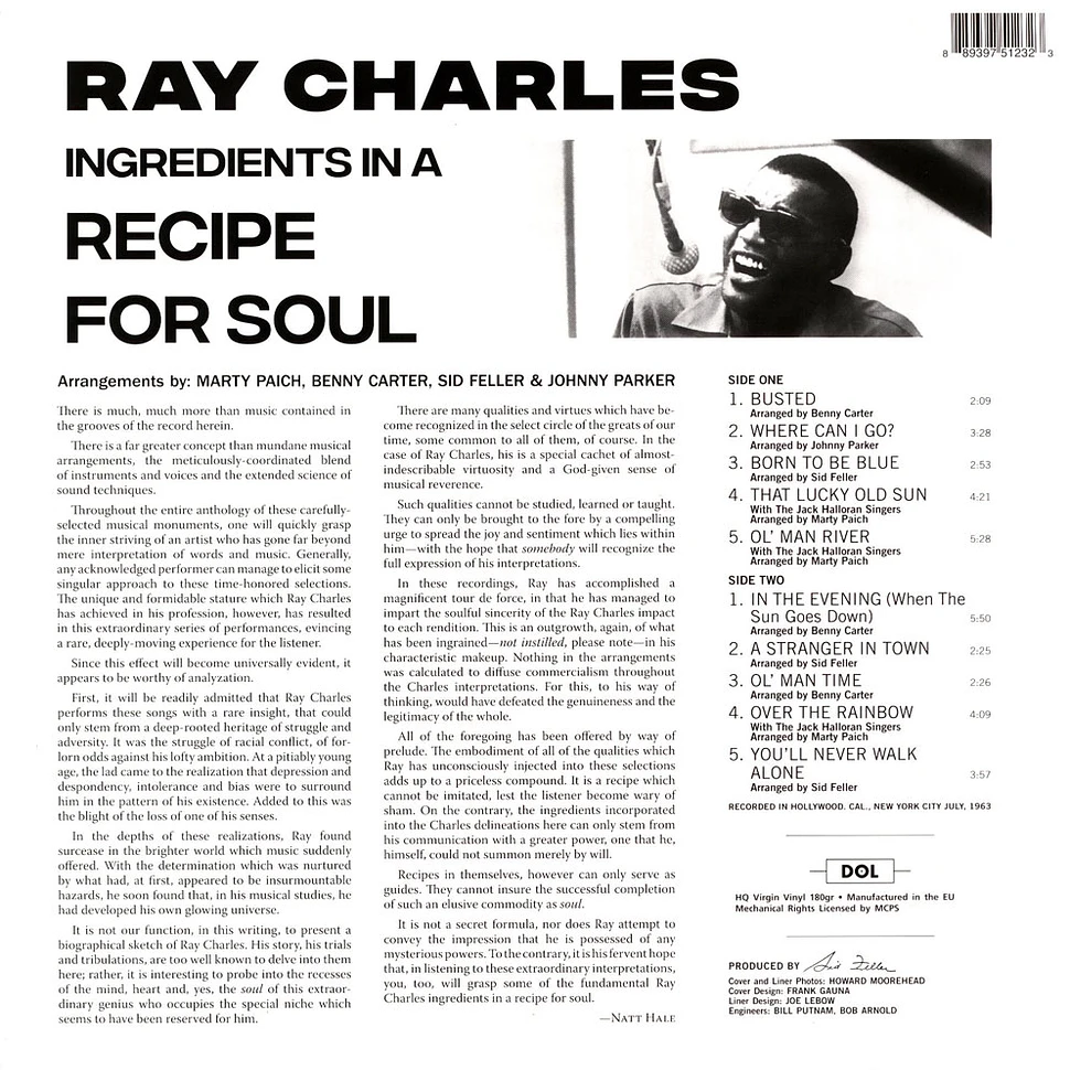 Ray Charles - Ingredients In A Recipe For Soul