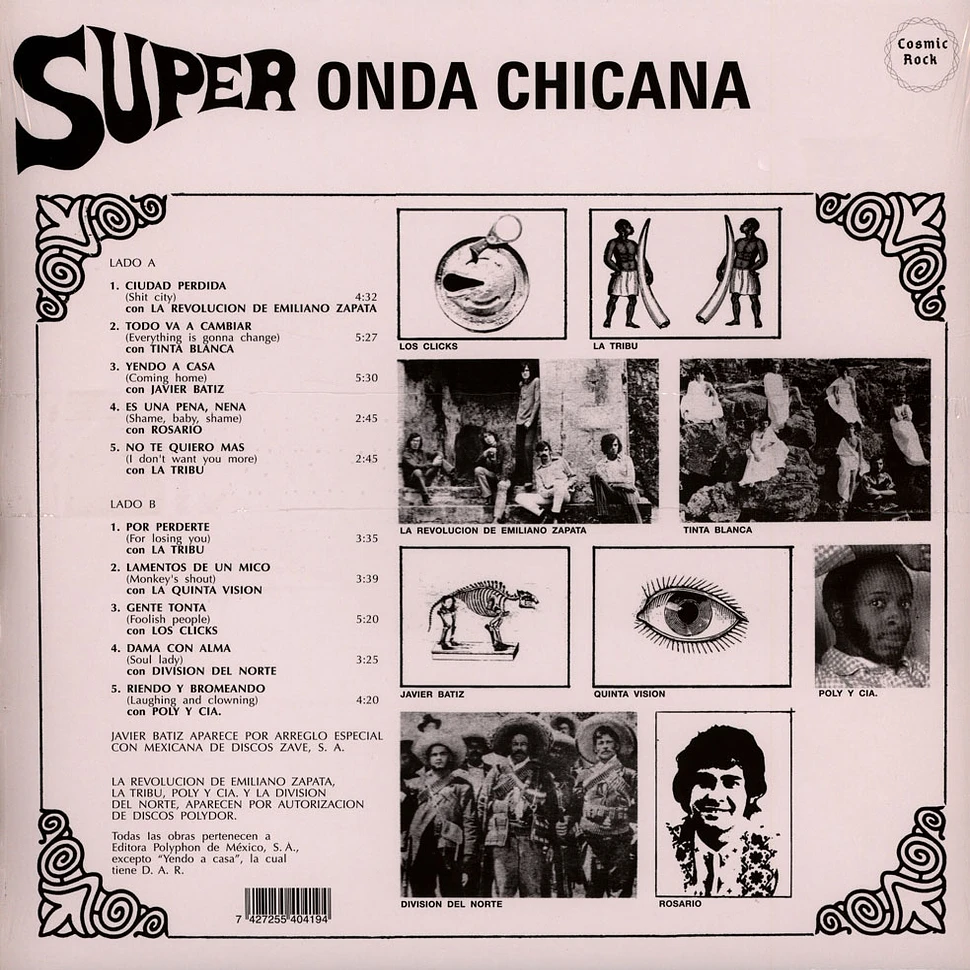 V.A. - Super Onda Chicana Volume 1 Clear Vinyl Edtion