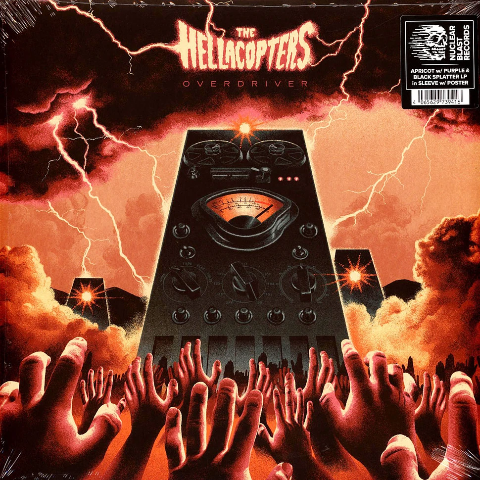 The Hellacopters - Overdriver Indie Exlusive Apricot / Purple / Black Splatter + Poster Vinyl Edition