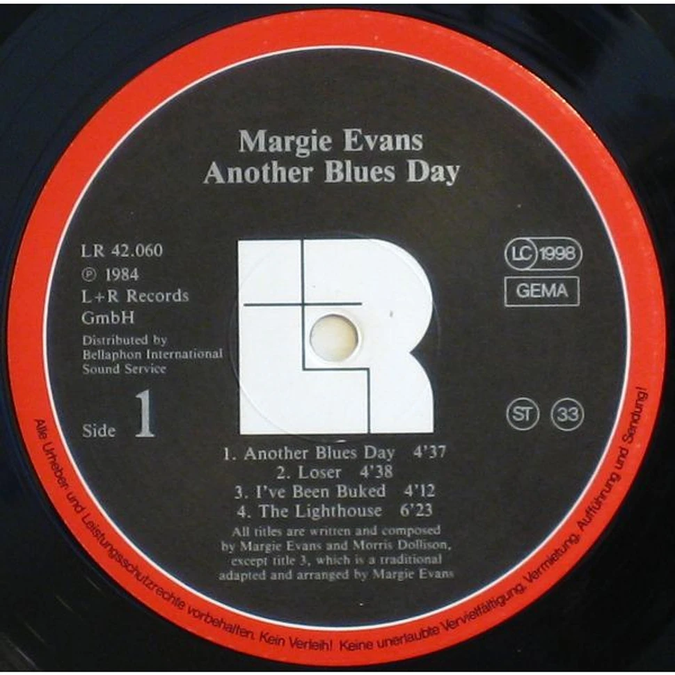 Margie Evans - Another Blues Day